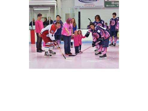 Jets Thank Fans for Support during "Paint the Rink Pink"