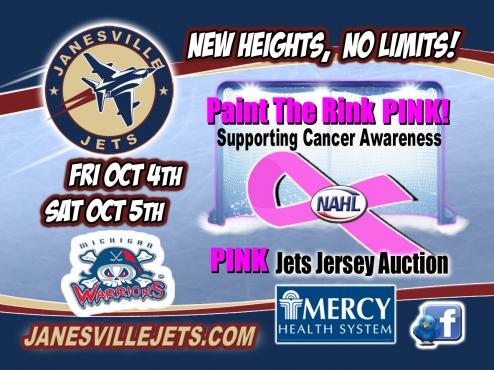 Paint the Rink Pink Weekend!!