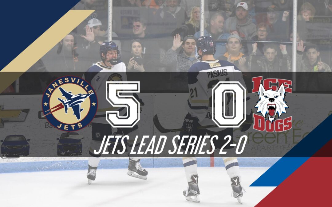 Jets Cruise Past Ice Dogs for 2-0 Series Lead