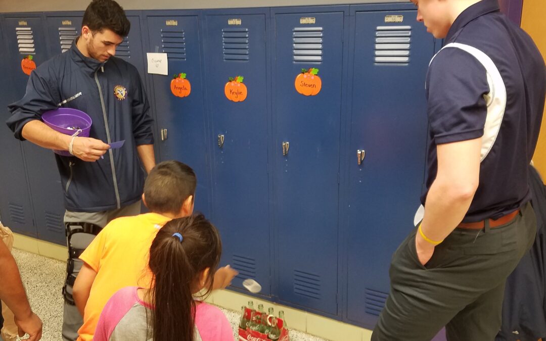 Jets Players Help Out at Jackson PTA Carnival