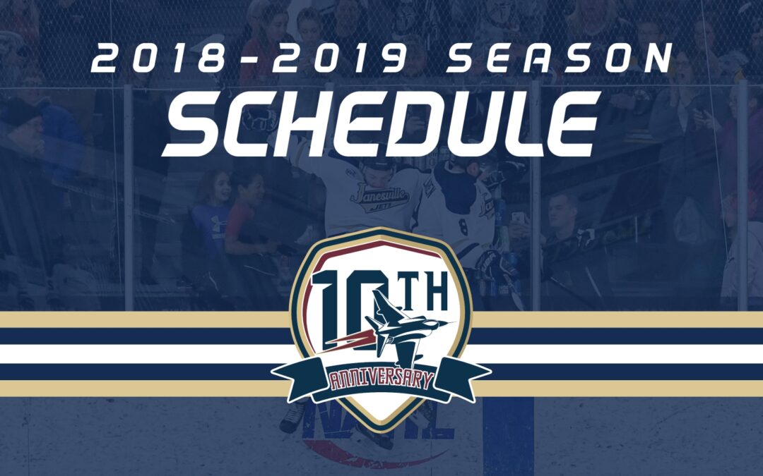 2018-2019 Regular Season Schedule Released