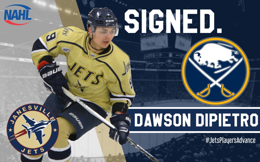 Former Jet Dawson DiPietro Signs NHL Contract with the Buffalo Sabres