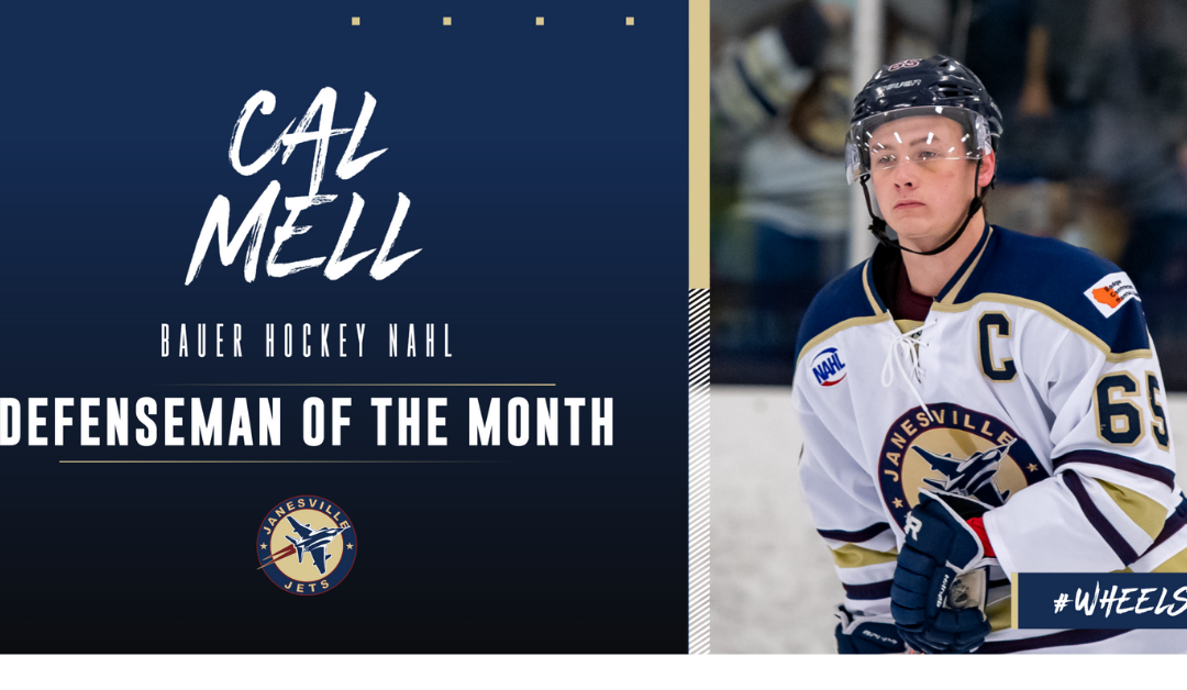 Cal Mell Named NAHL Defenseman of the Month