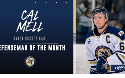 Cal Mell Named NAHL Defenseman of the Month