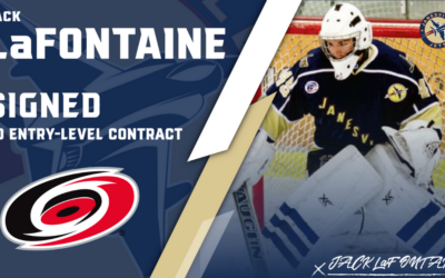 Jets First Ever Draft Pick Jack LaFontaine Signs Contract with Carolina Hurricanes; Could Debut This Weekend