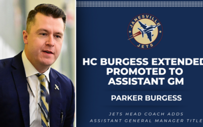 Jets Extend Head Coach Parker Burgess, Promote to Assistant General Manager