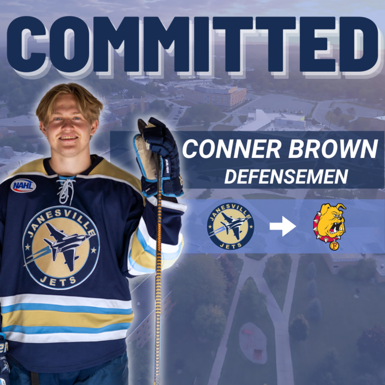 Conner Brown commits to NCAA Division I college hockey: Ferris State University
