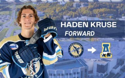 Haden Kruse announces his commitment to play NCAA Division I Hockey for the University of Alaska Fairbanks