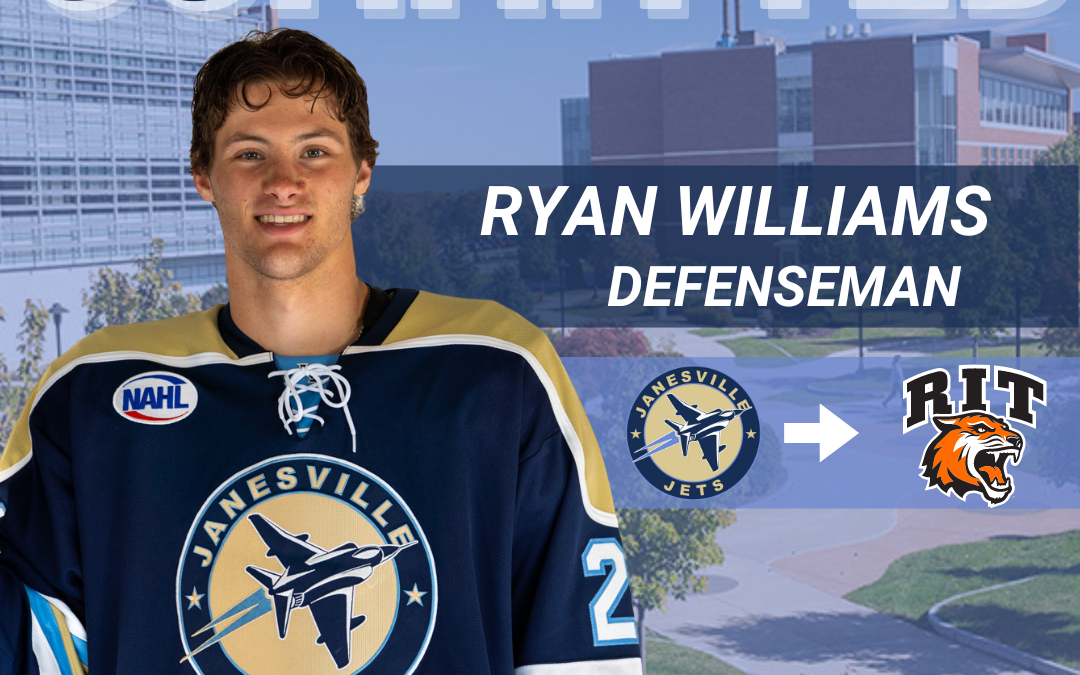 RYAN WILLIAMS COMMITS TO NCAA DIVISION I COLLEGE HOCKEY: ROCHESTER INSTITUTE OF TECHNOLOGY