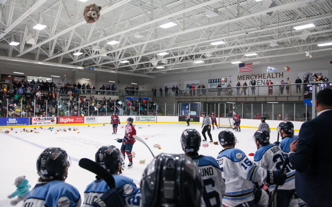 Janesville Jets Announce Most Successful Teddy Bear Toss in Franchise History