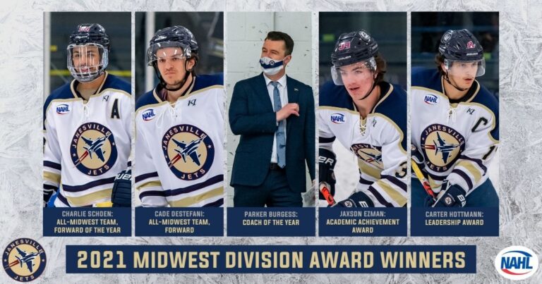 Jets Players, Burgess Take Home Division Awards