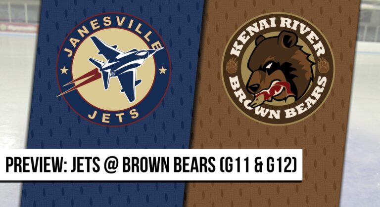 Weekend Preview: Jets @ Brown Bears (G11 & G12)
