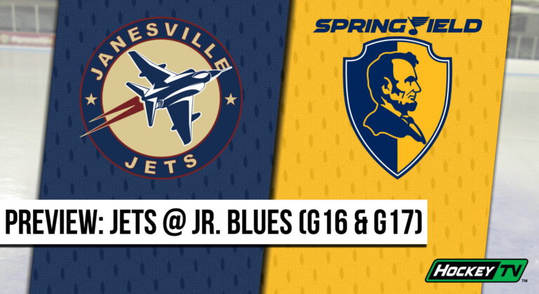 Weekend Preview: Jets @ Jr. Blues (G16 & G17)
