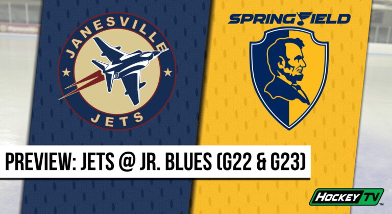 Weekend Preview: Jets @ Jr. Blues (G22 & G23)