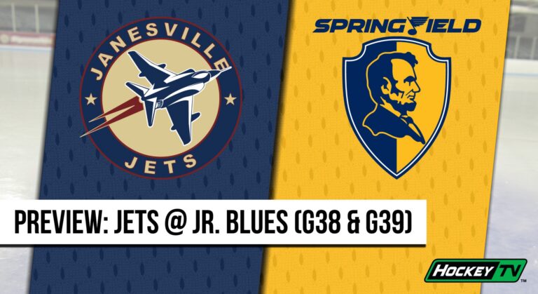 Weekend Preview: Jets @ Jr. Blues (G38 & G39)