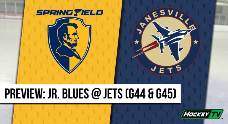 Weekend Preview: Jr. Blues @ Jets (G44 & G45)