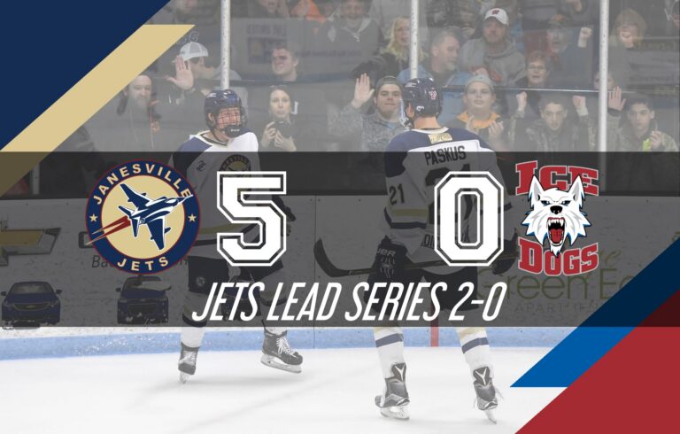 Jets Cruise Past Ice Dogs for 2-0 Series Lead