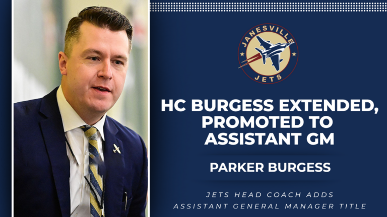 Jets Extend Head Coach Parker Burgess, Promote to Assistant General Manager