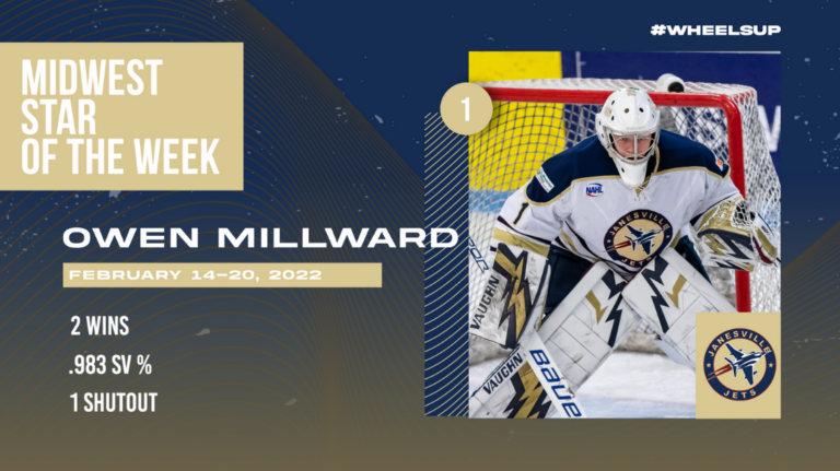 Owen Millward Earns Midwest Star of the Week for Second Time This Season