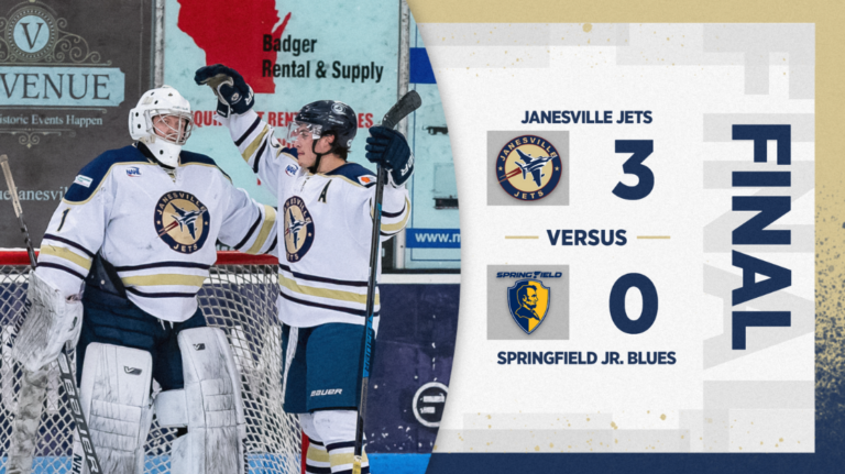 Jets Blank Blues for Fourth Consecutive Win