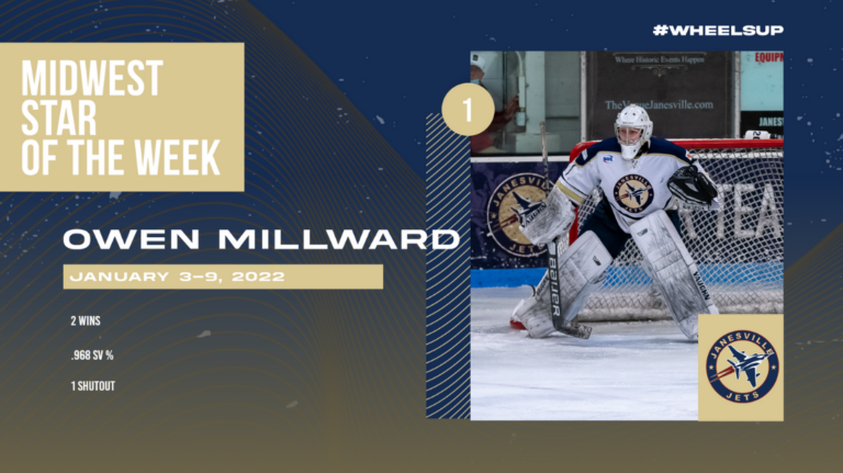 Owen Millward Earns Midwest Star of the Week